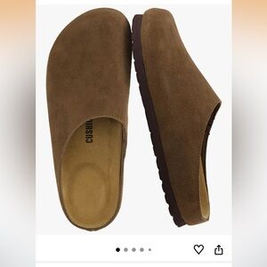 Suede Slip-On Mules in Brown - Comfortable Women’s Clog
